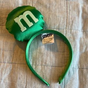 Green M&M headband